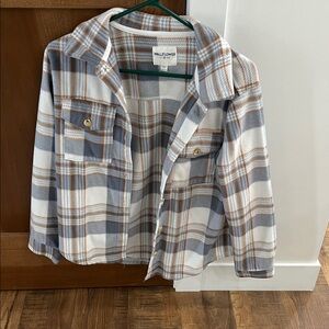 Wallflower Checkered Shirt in Blue and Brown